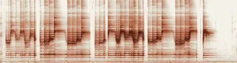 この録音の 0秒 から 24秒 までの周波数の濃淡