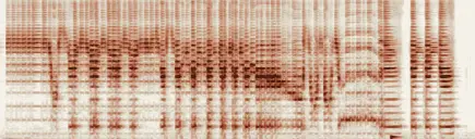 この録音の 0秒 から 10秒 までの周波数の濃淡