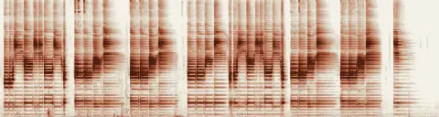 この録音の 0秒 から 23秒 までの周波数の濃淡