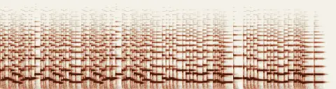 この録音の 0秒 から 24秒 までの周波数の濃淡