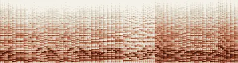 この録音の 29秒 から 59秒 までの周波数の濃淡