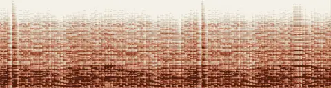 この録音の 16秒 から 46秒 までの周波数の濃淡