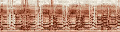 この録音の 12秒 から 42秒 までの周波数の濃淡