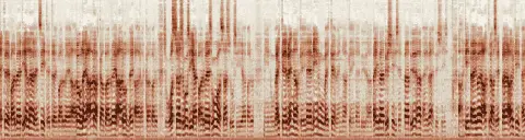 この録音の 13秒 から 43秒 までの周波数の濃淡