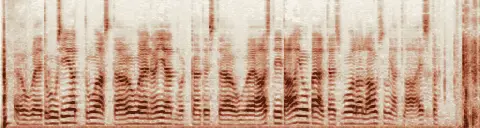 この録音の 0秒 から 12秒 までの周波数の濃淡