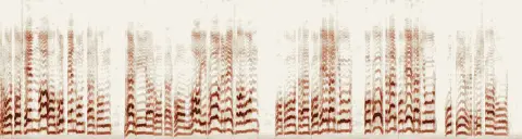 この録音の 3秒 から 33秒 までの周波数の濃淡
