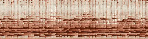 この録音の 6秒 から 36秒 までの周波数の濃淡