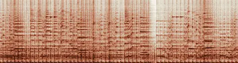 この録音の 17秒 から 47秒 までの周波数の濃淡