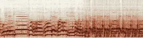 この録音の 21秒 から 51秒 までの周波数の濃淡