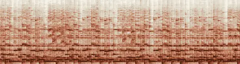この録音の 35秒 から 1:05 までの周波数の濃淡