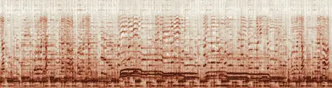 この録音の 18秒 から 48秒 までの周波数の濃淡