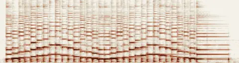 この録音の 0秒 から 12秒 までの周波数の濃淡
