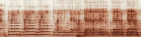 この録音の 27秒 から 57秒 までの周波数の濃淡