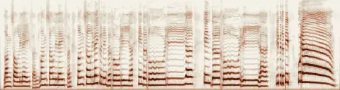 この録音の 0秒 から 18秒 までの周波数の濃淡