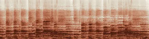 この録音の 1秒 から 31秒 までの周波数の濃淡