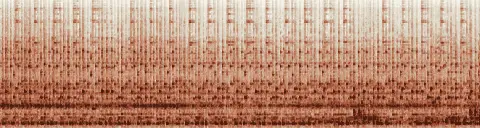 この録音の 7秒 から 37秒 までの周波数の濃淡