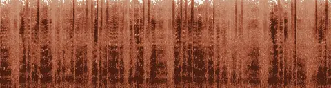 この録音の 12秒 から 42秒 までの周波数の濃淡