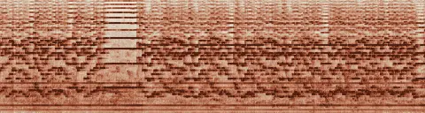 この録音の 5秒 から 35秒 までの周波数の濃淡