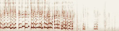 この録音の 3秒 から 33秒 までの周波数の濃淡