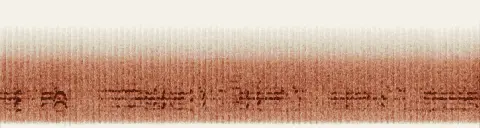 この録音の 14秒 から 44秒 までの周波数の濃淡