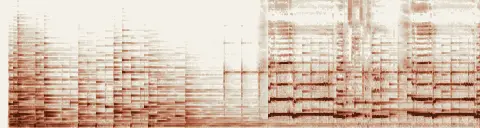 この録音の 0秒 から 30秒 までの周波数の濃淡