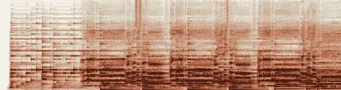 この録音の 0秒 から 30秒 までの周波数の濃淡