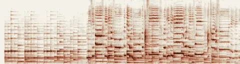この録音の 0秒 から 30秒 までの周波数の濃淡