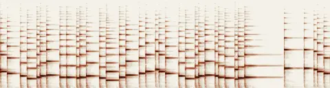 この録音の 6秒 から 36秒 までの周波数の濃淡