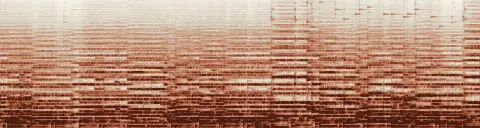 この録音の 18秒 から 48秒 までの周波数の濃淡